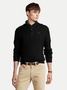 Polo Ralph Lauren Sweter 710810841006 Czarny Regular Fit