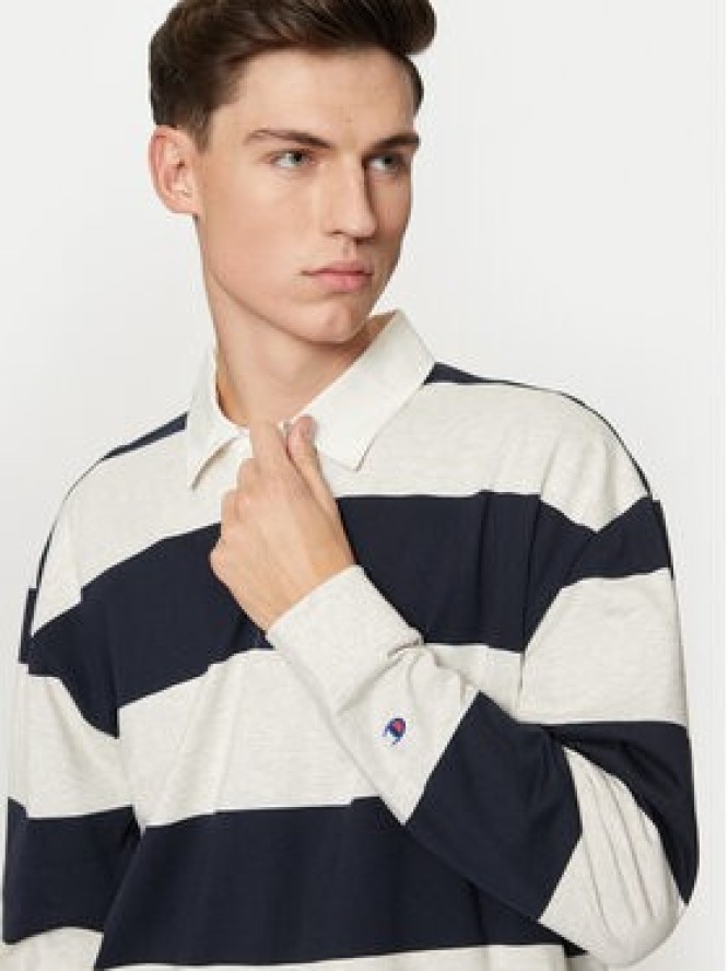 Champion Polo 220438 Szary Loose Fit