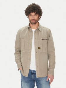 G-Star Raw Koszula D26058 D947 H120 Szary Regular Fit