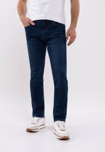 Granatowe jeansy, Regular Fit, D-JERRY 55