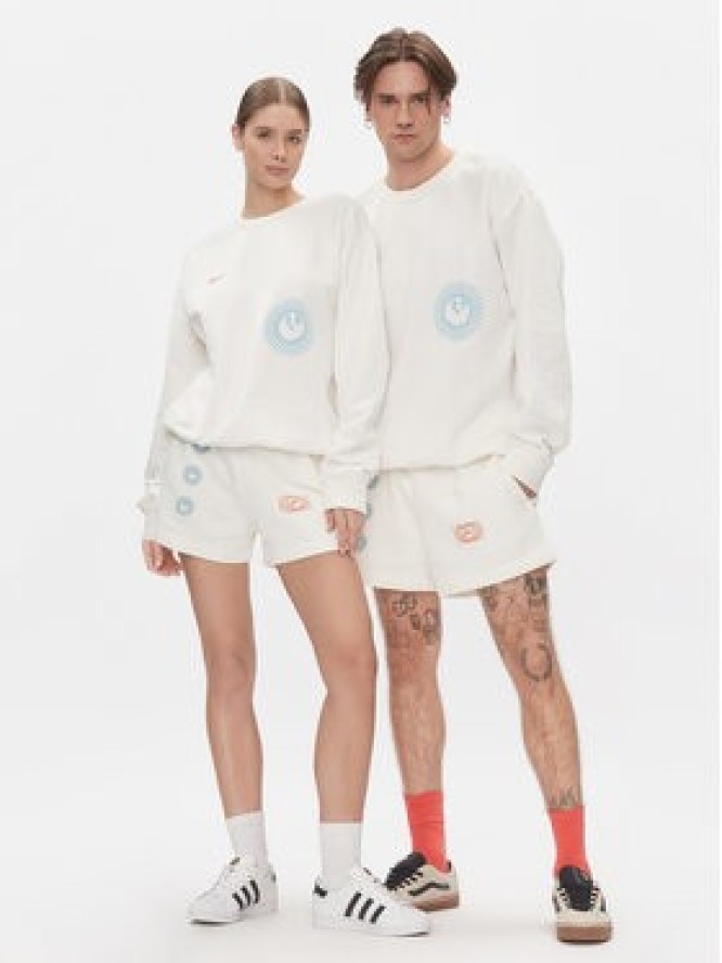 Reebok Bluza Classics Good Vibes Crew Sweatshirt HT6116 Écru