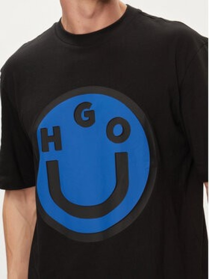 Hugo T-Shirt Nimper 50513189 Czarny Regular Fit