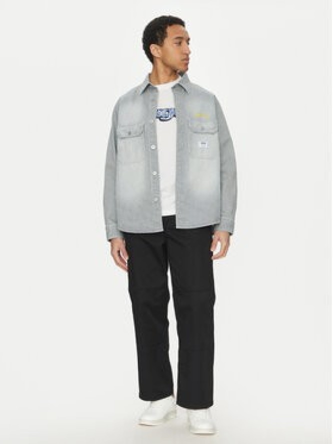 HUGO Koszula jeansowa Ebolt 50539045 Niebieski Oversize