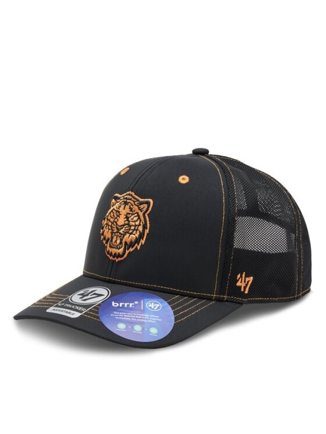 47 Brand Czapka z daszkiem Mlb Detroit Tigers Xray ’47 Trucker B-XRAYD09BBP-BK Czarny