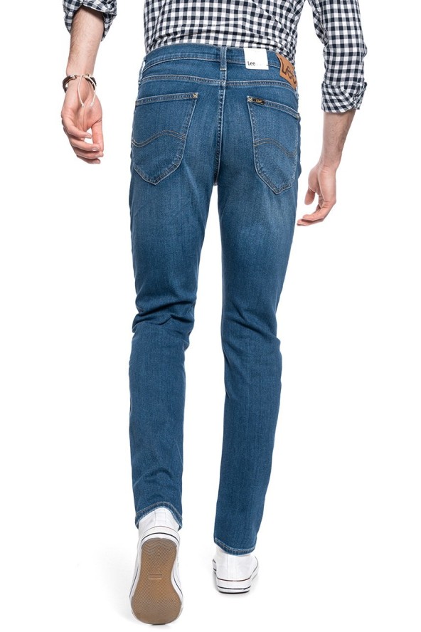 LEE AUSTIN MĘSKIE SPODNIE JEANSOWE MID WORN IN RAY L733NOWH