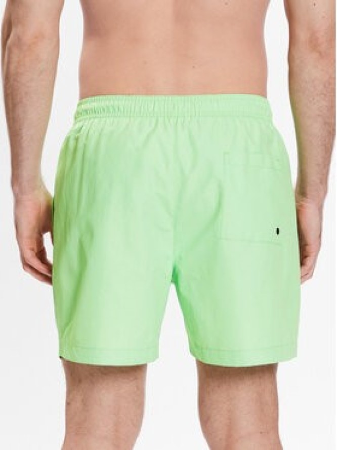 Calvin Klein Swimwear Szorty kąpielowe KM0KM00794 Zielony Regular Fit