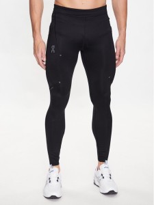 On Legginsy Performance Tights M 1MD10130553 Czarny Slim Fit