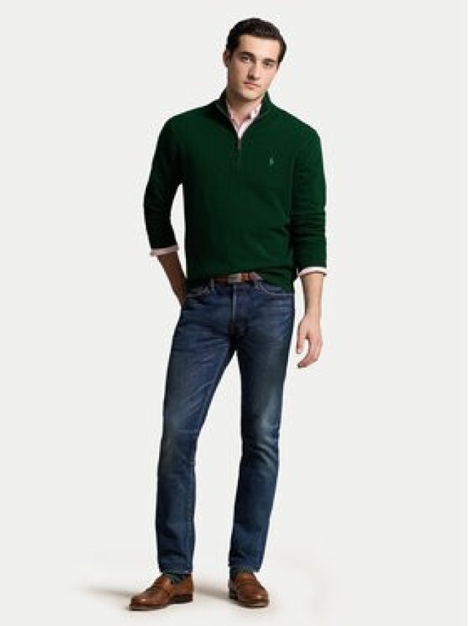 Polo Ralph Lauren Sweter 710876756014 Zielony Regular Fit