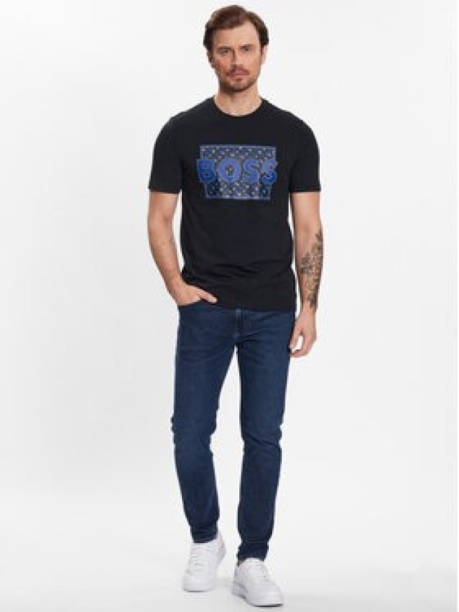 Boss T-Shirt Tiburt 353 50489334 Granatowy Regular Fit