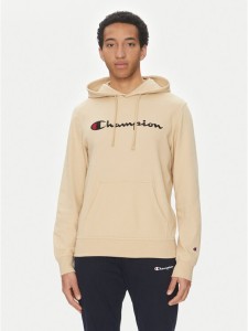 Champion Bluza 220726 Beżowy Regular Fit