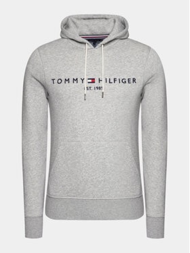 Tommy Hilfiger Bluza Core Logo MW0MW10752 Szary Regular Fit