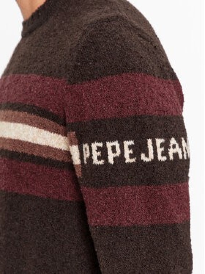 Pepe Jeans Sweter Scott PM702370 Brązowy Regular Fit