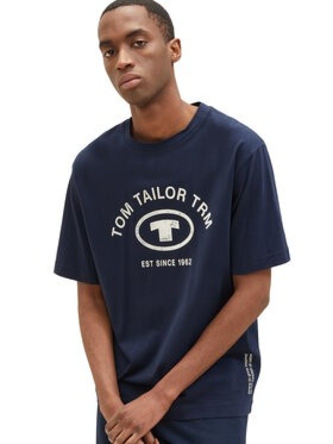 Tom Tailor T-Shirt 1035618 Granatowy Regular Fit