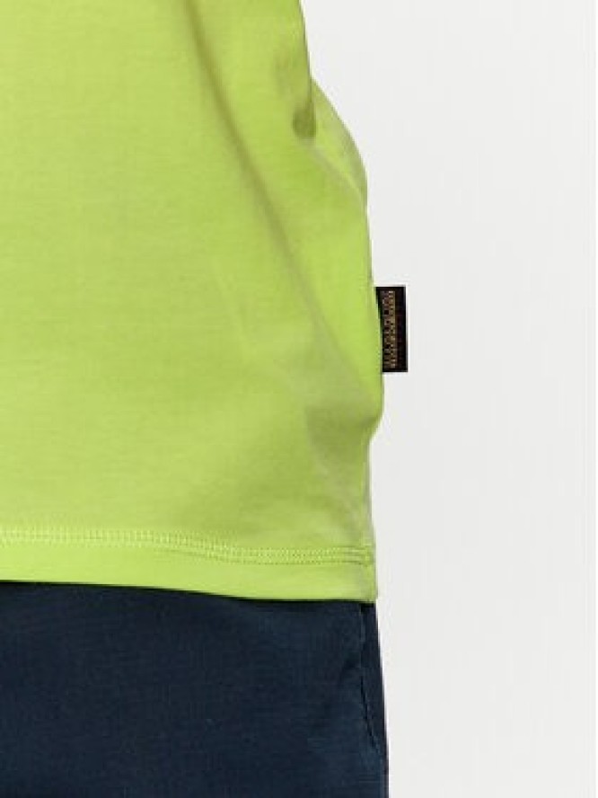 Napapijri T-Shirt S-Kreis NP0A4HQR Żółty Regular Fit