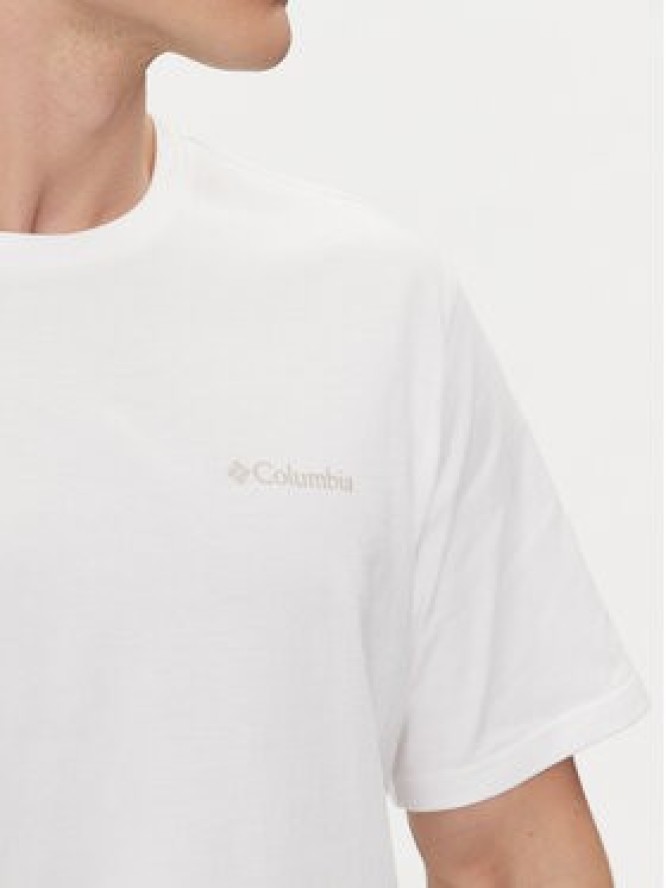 Columbia T-Shirt Explorers Canyon™ 2036451 Biały Regular Fit