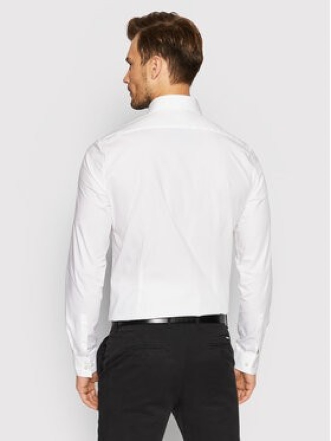 Calvin Klein Koszula K10K108229 Biały Slim Fit