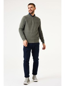Garcia Sweter w kolorze khaki rozmiar: S
