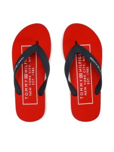 Tommy Hilfiger Japonki Rubber Hilfiger Beach Sandal FM0FM04468 Granatowy