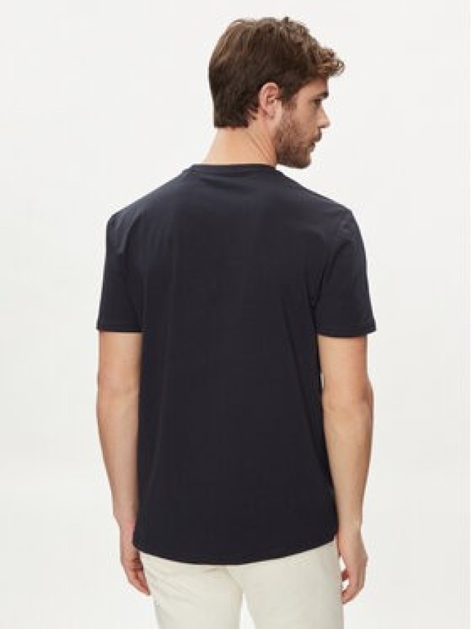 Guess T-Shirt M4GI61 J1314 Niebieski Slim Fit