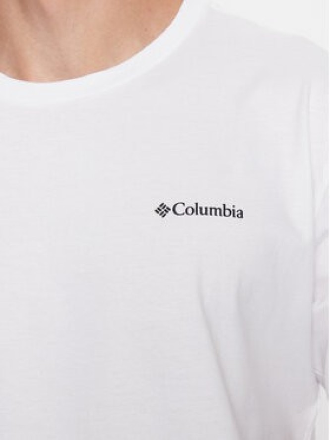 Columbia T-Shirt North Cascades™ Short Sleeve Tee Biały Regular Fit