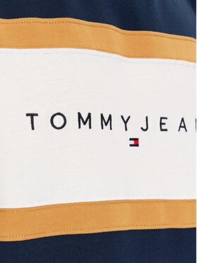 Tommy Jeans T-Shirt DM0DM18427 Granatowy Regular Fit