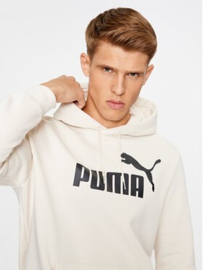 Puma Bluza Ess Big Logo 586687 Biały Regular Fit