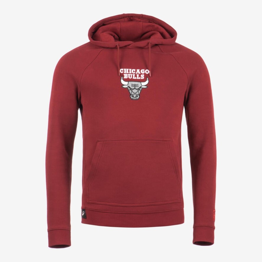 Bluza z kapturem do koszykówki unisex Tarmak NBA 900 Chicago Bulls