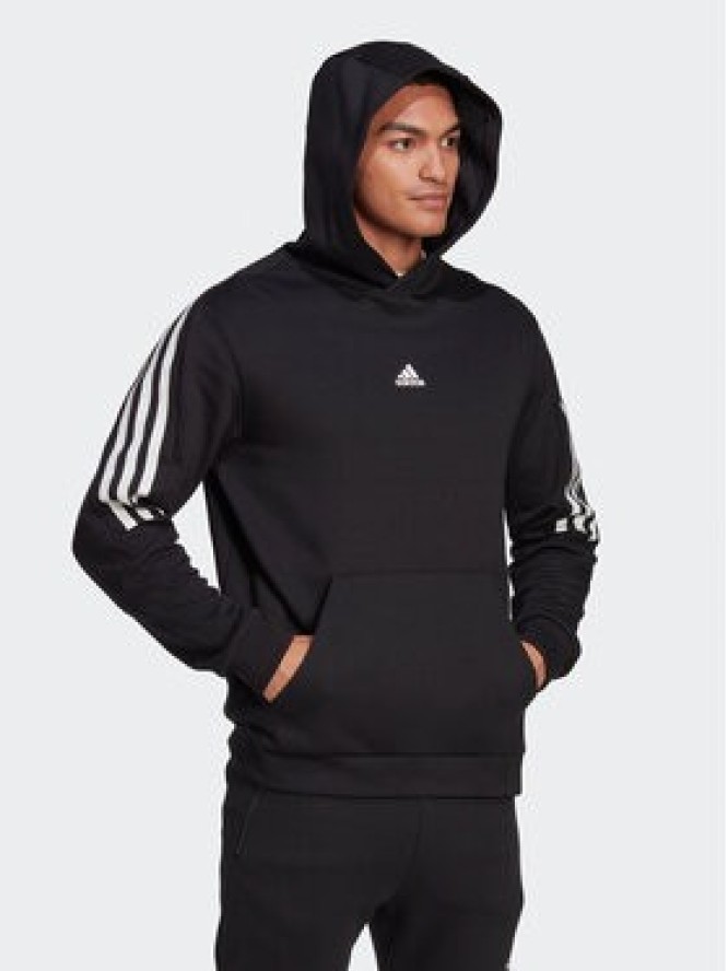 adidas Bluza Future Icons 3-Stripes HK4572 Czarny Regular Fit