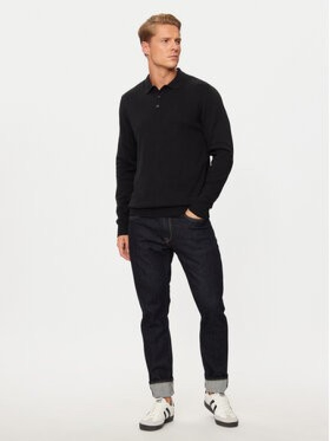 Jack&Jones Sweter Fred 12258582 Czarny Regular Fit