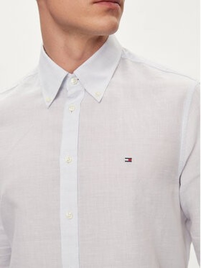 Tommy Hilfiger Koszula MW0MW34632 Błękitny Slim Fit