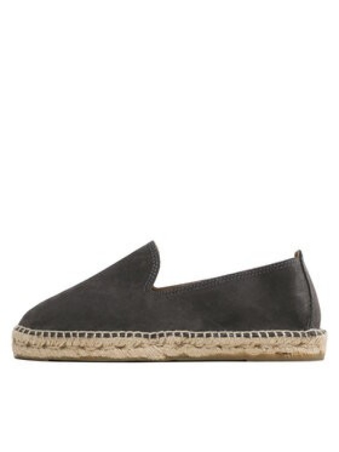 Manebi Espadryle Suede Flat Espadrilles W 1.0 C0 Szary