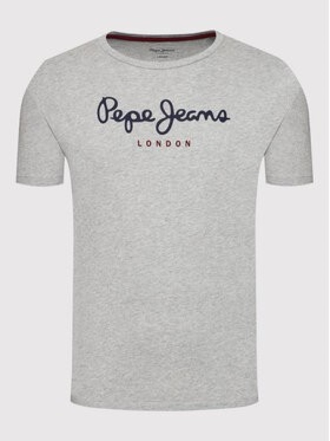 Pepe Jeans T-Shirt Eggo PM508208 Szary Regular Fit