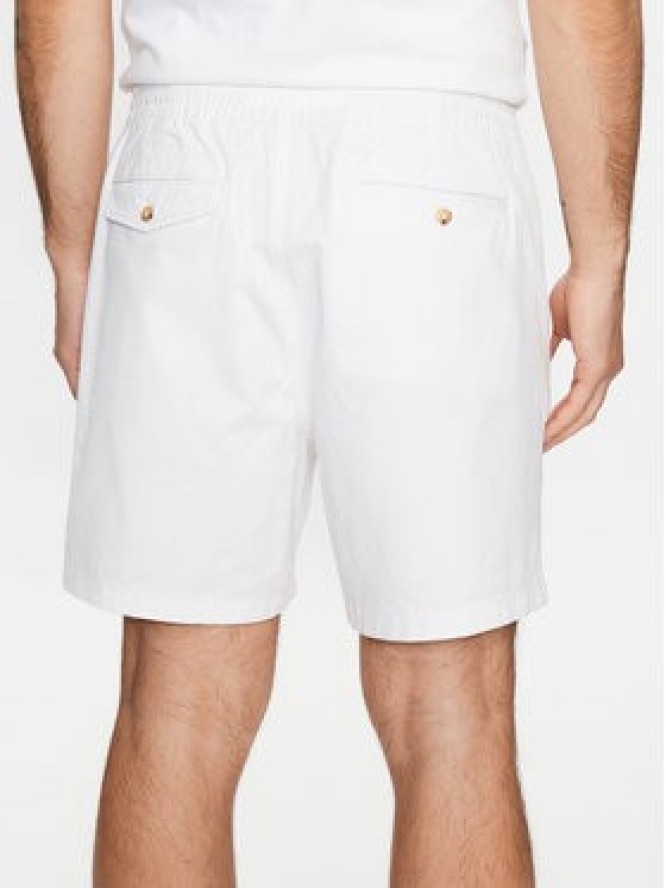 Polo Ralph Lauren Szorty materiałowe 710644995042 Biały Regular Fit