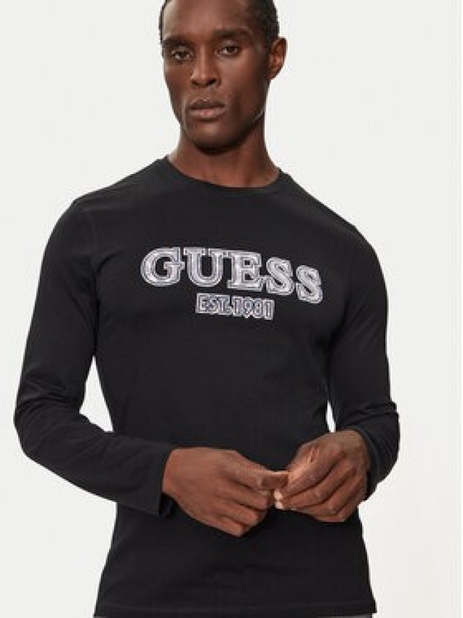 Guess Longsleeve M4BI46 I3Z14 Czarny Slim Fit