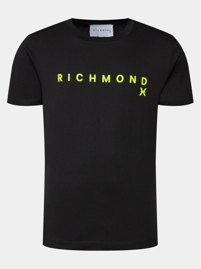 Richmond X T-Shirt Aaron UMP24004TS Czarny Regular Fit