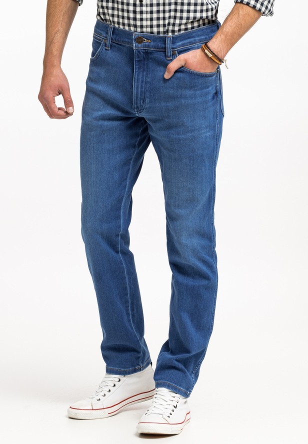 WRANGLER RIVER MĘSKIE SPODNIE JEANSOWE JEANSY DŻINSY RUSTIC W112361300