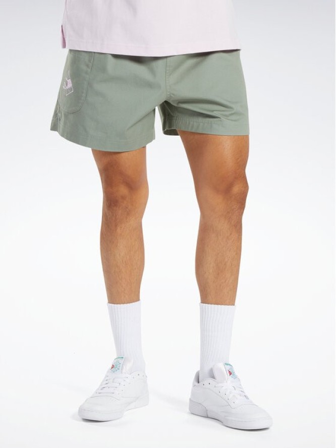 Reebok Szorty sportowe Classics Skateboard Shorts HS9185 Zielony