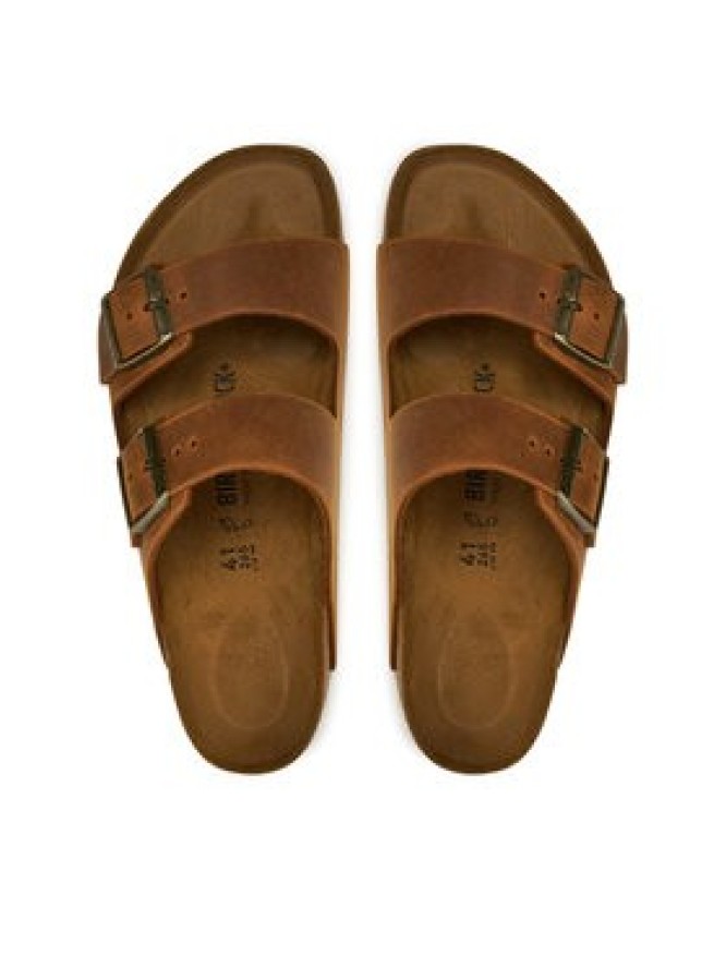 Birkenstock Klapki Arizona Leoi 1028272 Brązowy