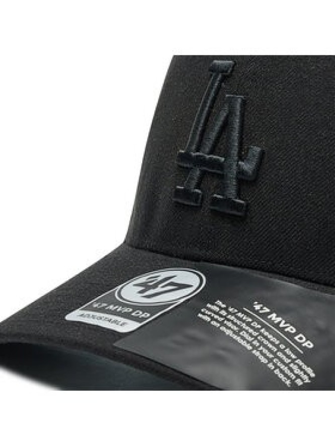 47 Brand Czapka z daszkiem MLB Los Angeles Dodgers Cold Zone B-CLZOE12WBP-BKD Czarny