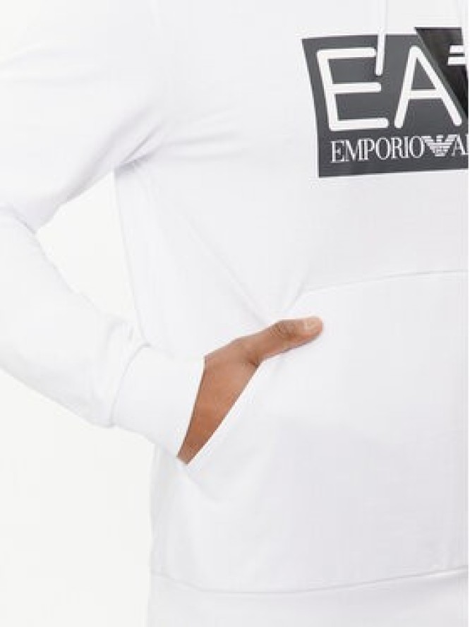EA7 Emporio Armani Bluza 3DPM62 PJ05Z 1100 Biały Regular Fit