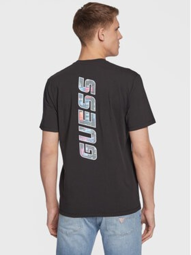 Guess T-Shirt Buster Z3GI06 J1314 Czarny Slim Fit