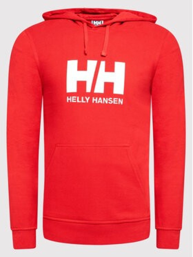 Helly Hansen Bluza Logo 33977 Czerwony Regular Fit