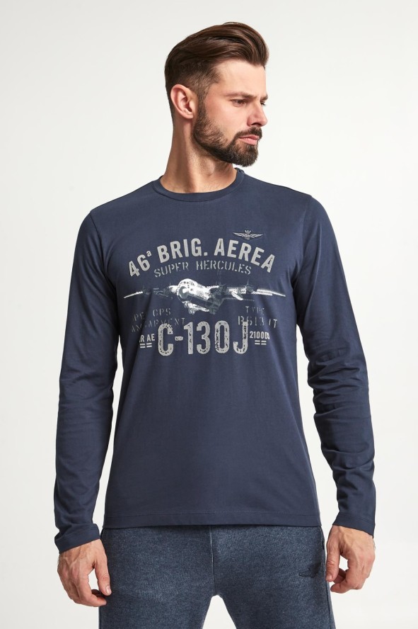 Longsleeve męski AERONAUTICA MILITARE