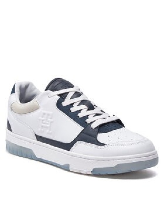 Tommy Hilfiger Sneakersy Th Basket Best Locker FM0FM04969 Biały