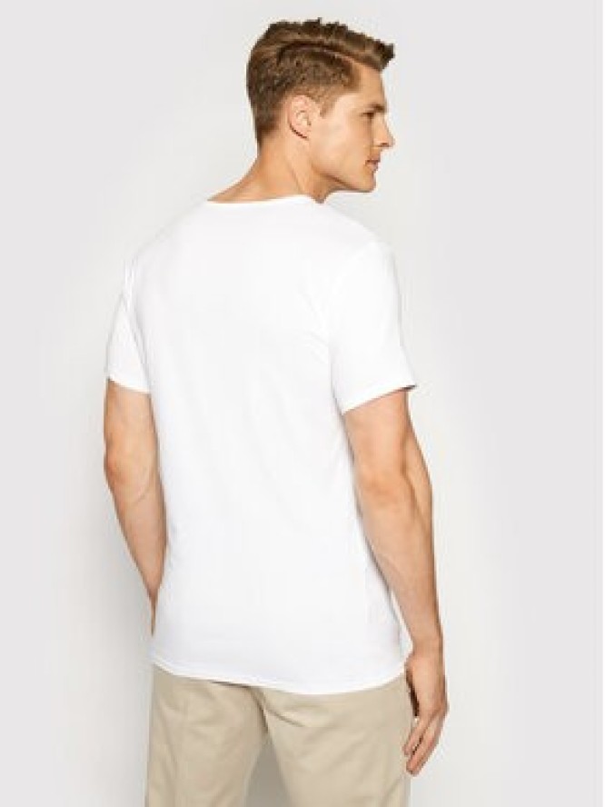 Tommy Hilfiger Komplet 3 t-shirtów Essential 2S87905187 Biały Regular Fit