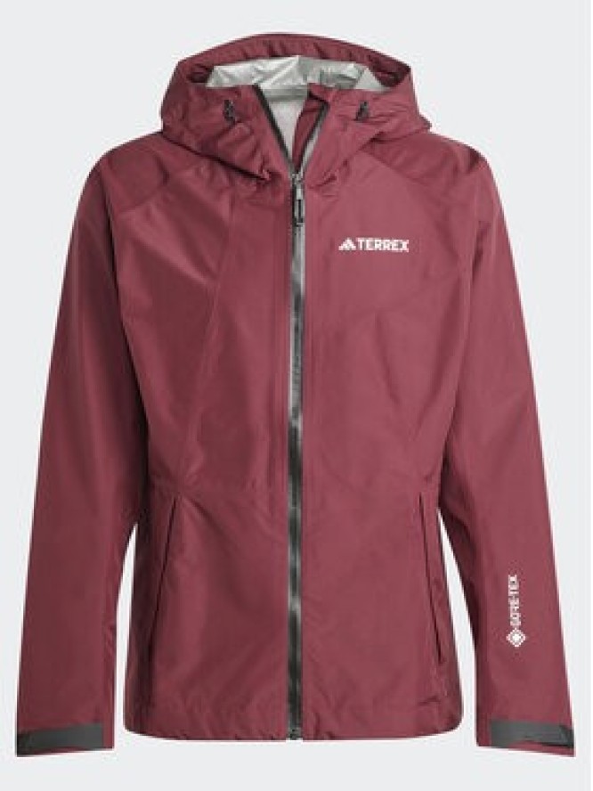 adidas Kurtka outdoor Terrex Xperior GORE-TEX Paclite Rain IB4259 Czerwony Regular Fit