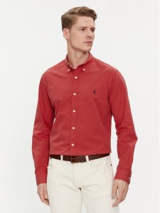 Polo Ralph Lauren Koszula 710937993002 Czerwony Regular Fit