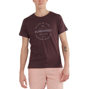 T-shirt męski Fundango Basic - T Logo-4 krótki rękaw