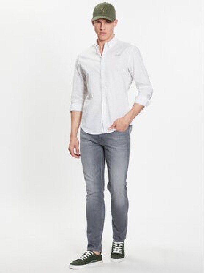 Pepe Jeans Koszula PM308023 Biały Slim Fit