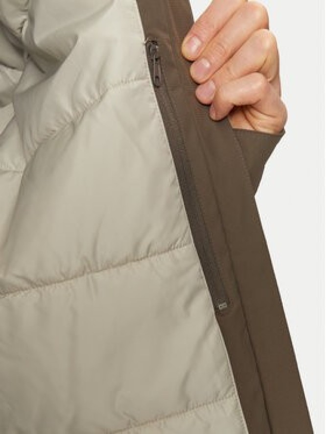 Jack Wolfskin Kurtka przeciwdeszczowa Wisper Ins A61870 Brązowy Regular Fit